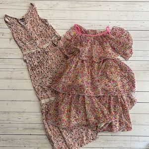 Girls floral dress bundle 6